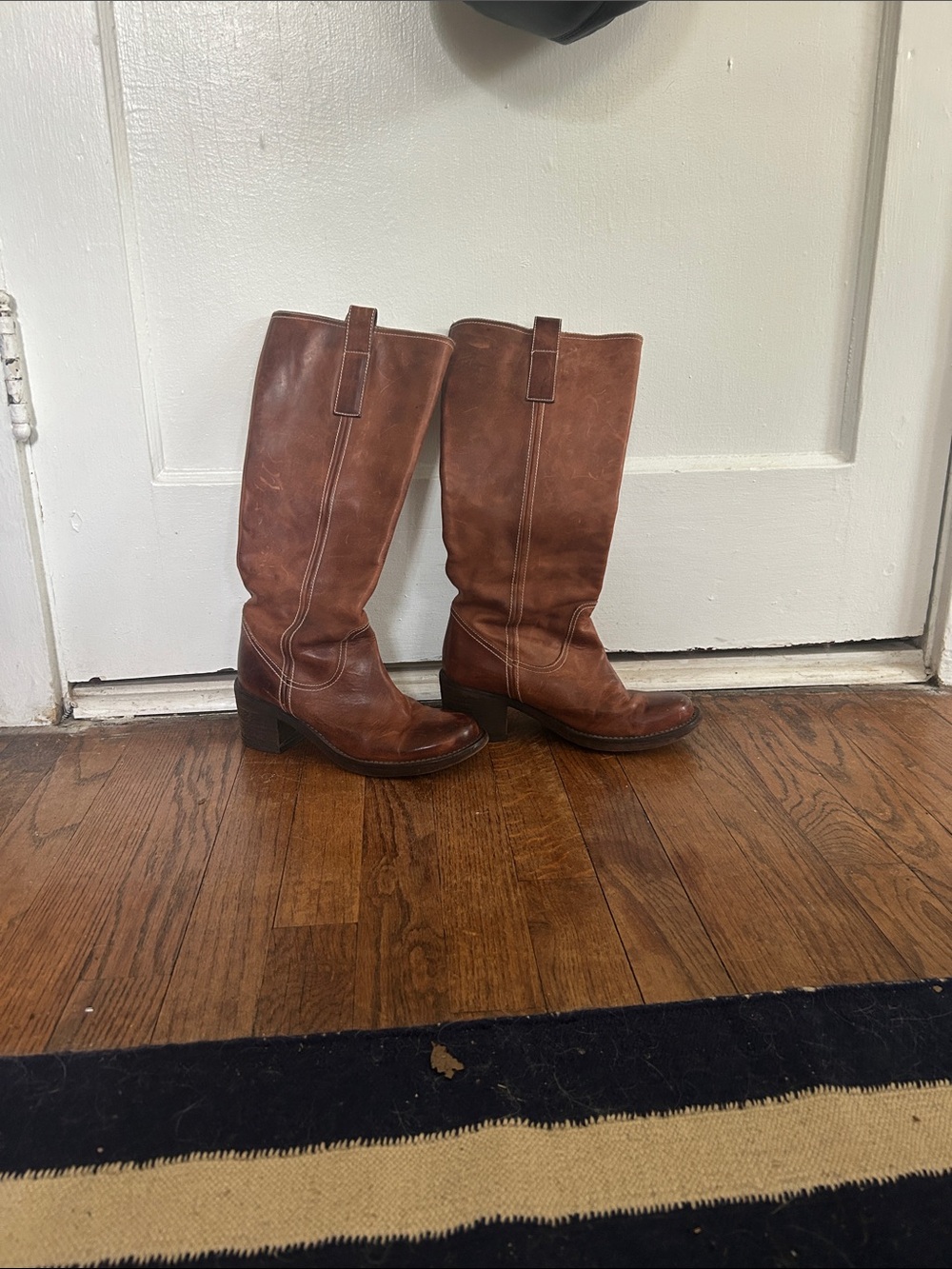Brown Leather Boots similar to Frye campus